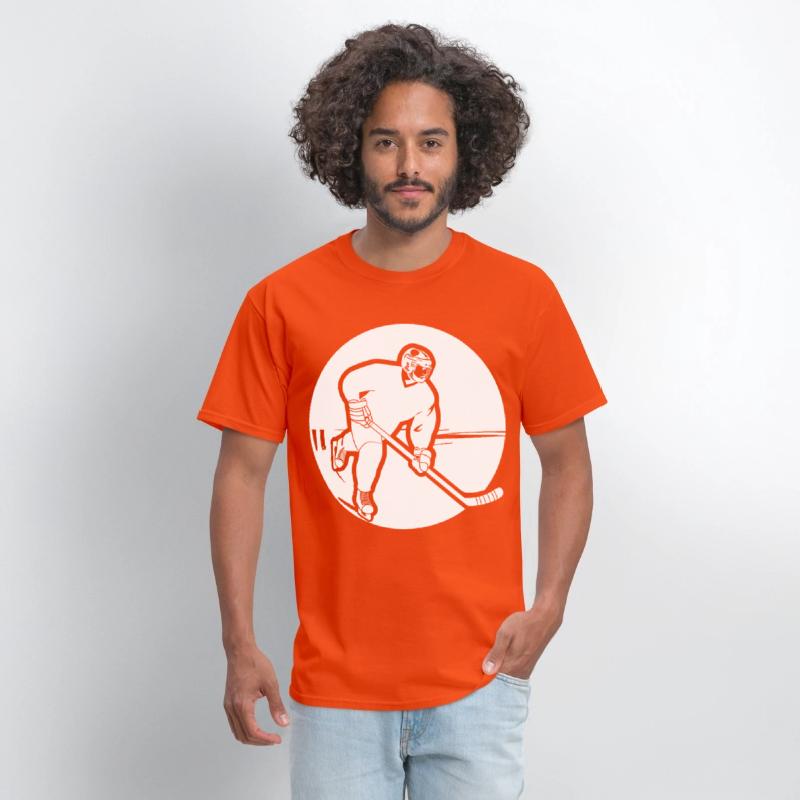 Ice Hockey Guy Drawing