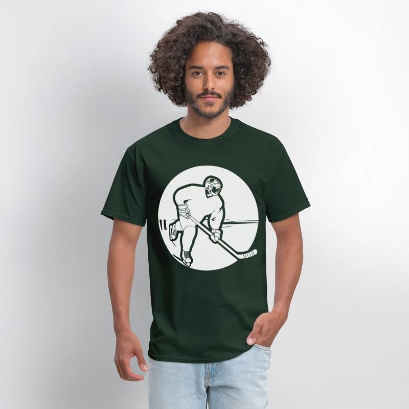 Ice Hockey Guy Drawing