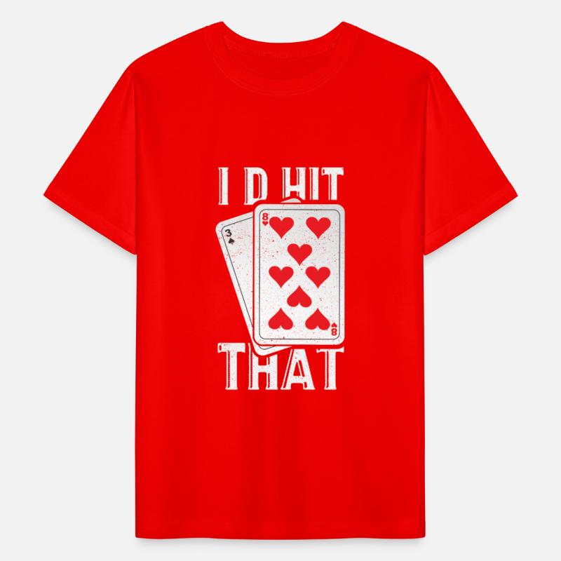 I'd Hit That Gambling Poker Blackjack Cards Gift