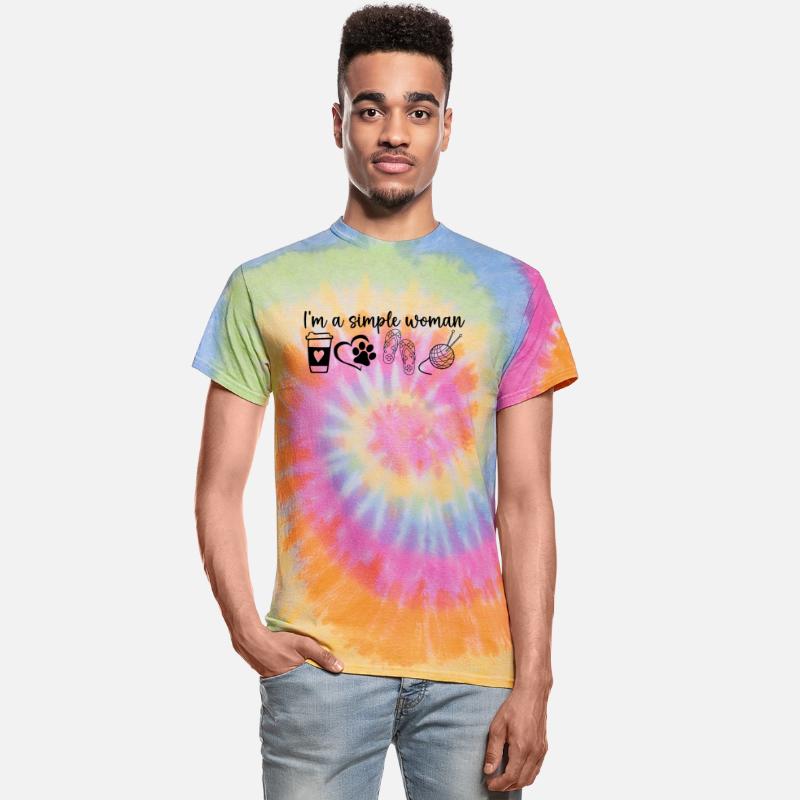 I'm A Simple Woman: Coffee Lover, Dog Mom, Knit