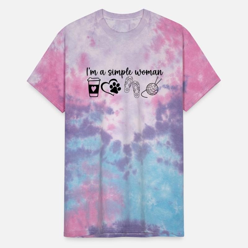 I'm A Simple Woman: Coffee Lover, Dog Mom, Knit