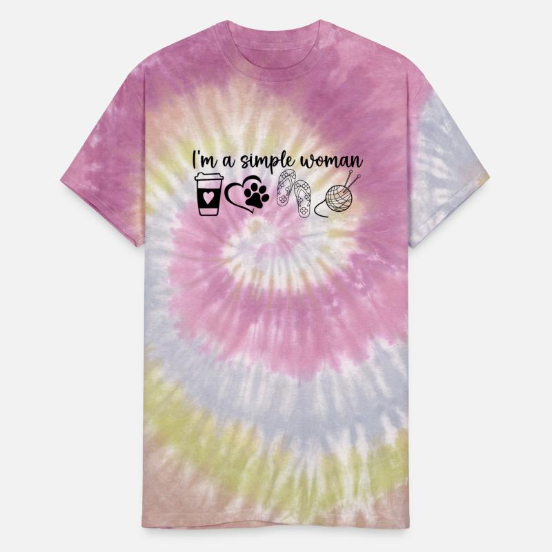 I'm A Simple Woman: Coffee Lover, Dog Mom, Knit