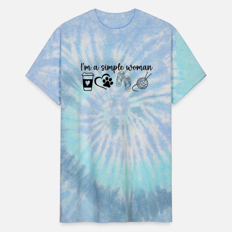 I'm A Simple Woman: Coffee Lover, Dog Mom, Knit