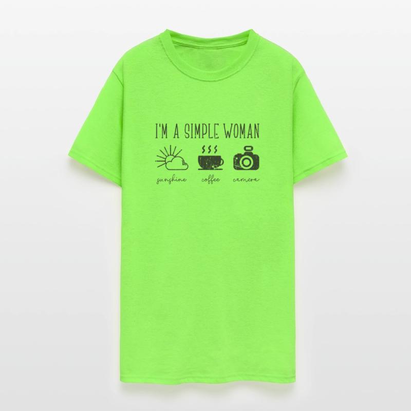 I'm a simple woman Sunshine Coffee Camera -
