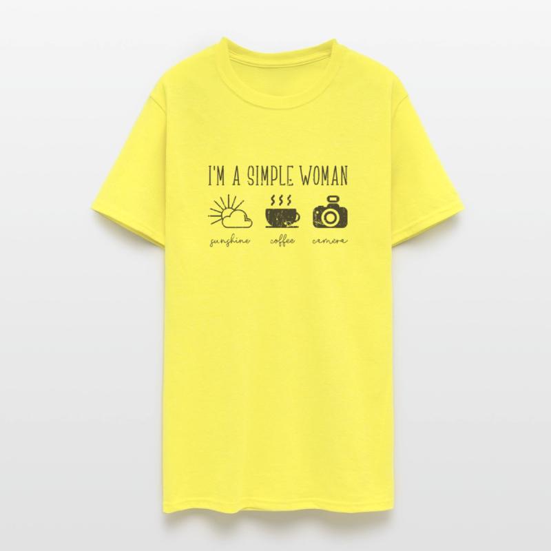 I'm a simple woman Sunshine Coffee Camera -