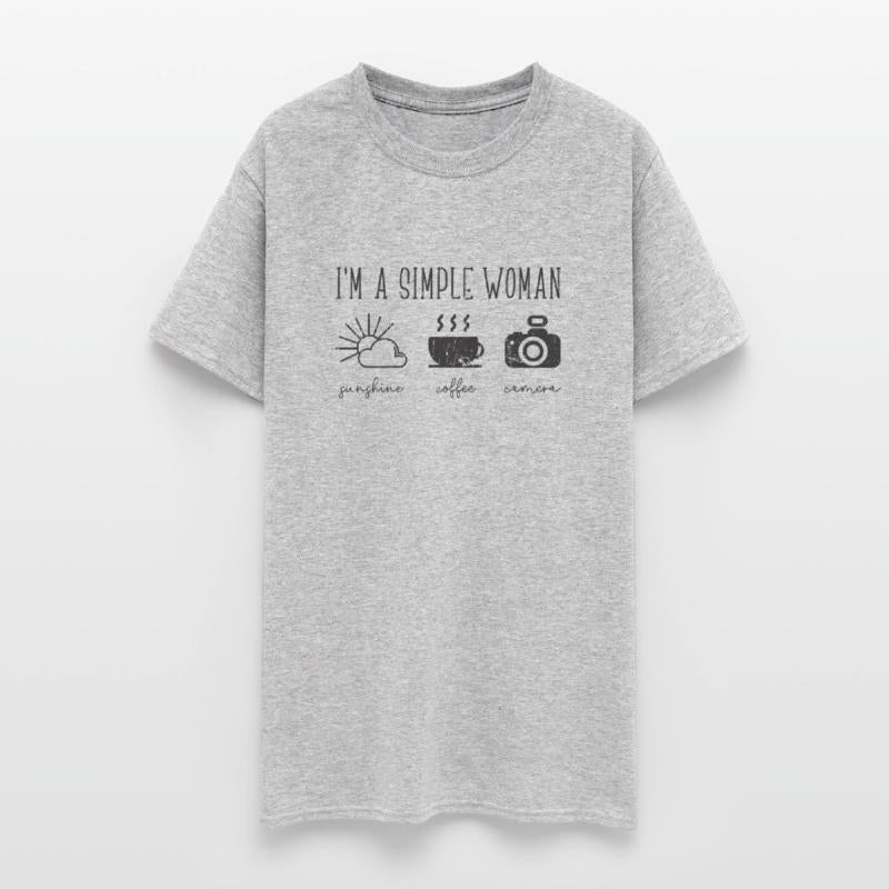 I'm a simple woman Sunshine Coffee Camera -
