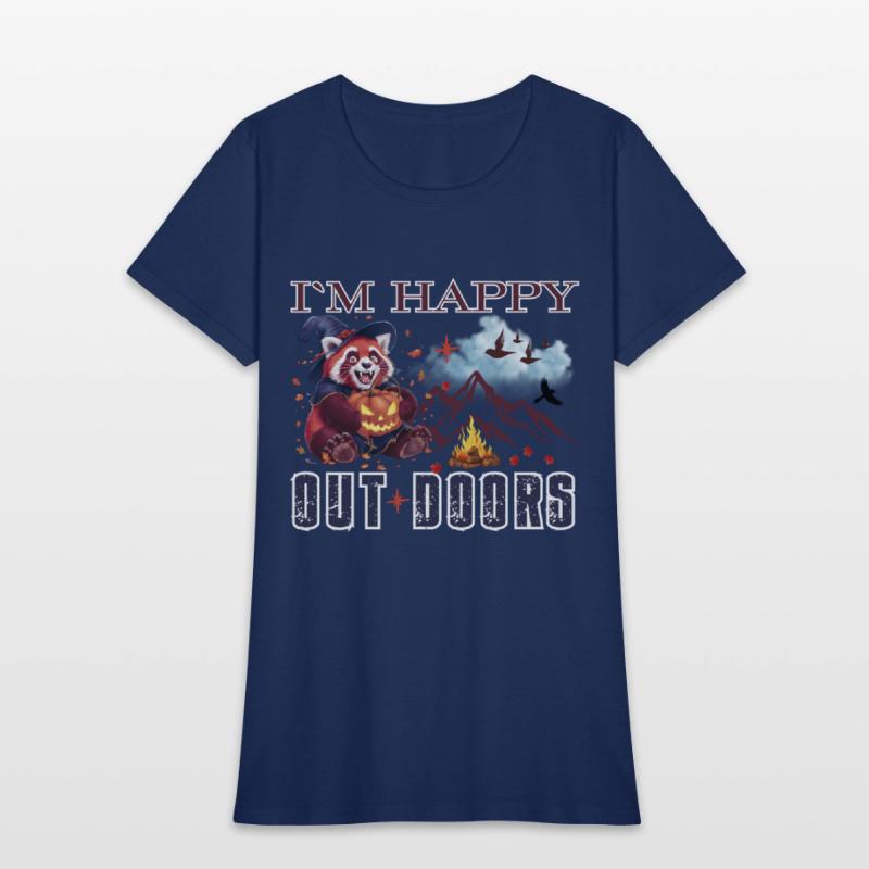I`M Happy Out Doors Fall Nature Design