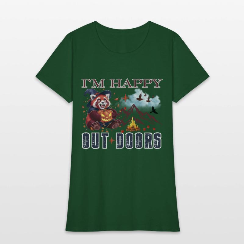 I`M Happy Out Doors Fall Nature Design