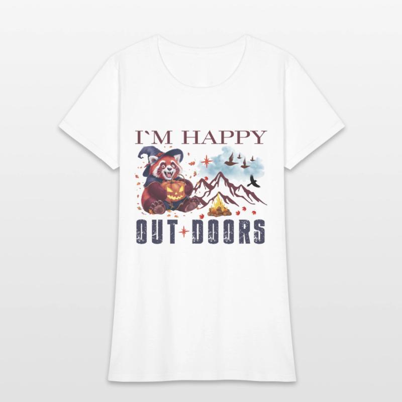 I`M Happy Out Doors Fall Nature Design