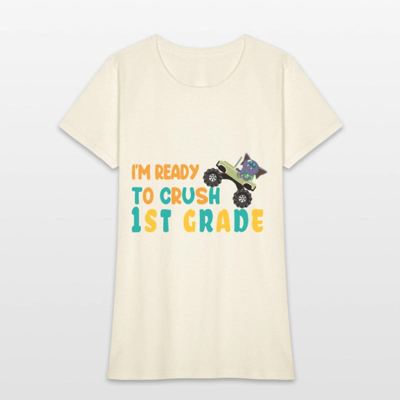 i'm ready to crush 1st grade Back to School Boys