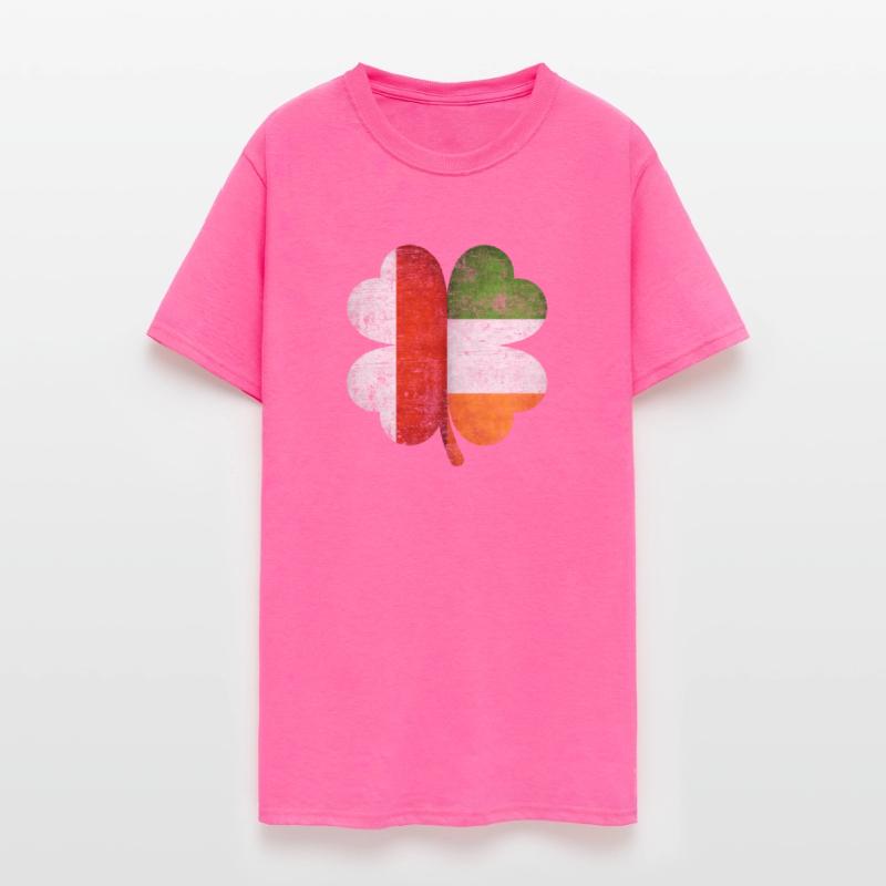 Indonesian Irish Shamrock Indonesia Ireland Flag