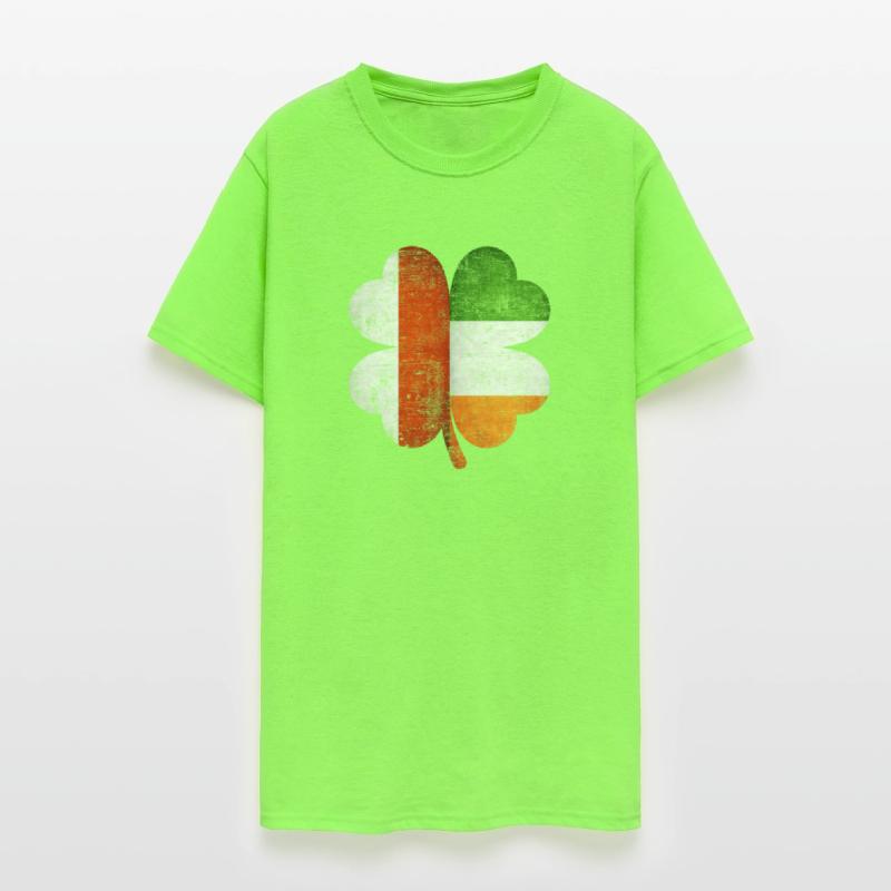 Indonesian Irish Shamrock Indonesia Ireland Flag