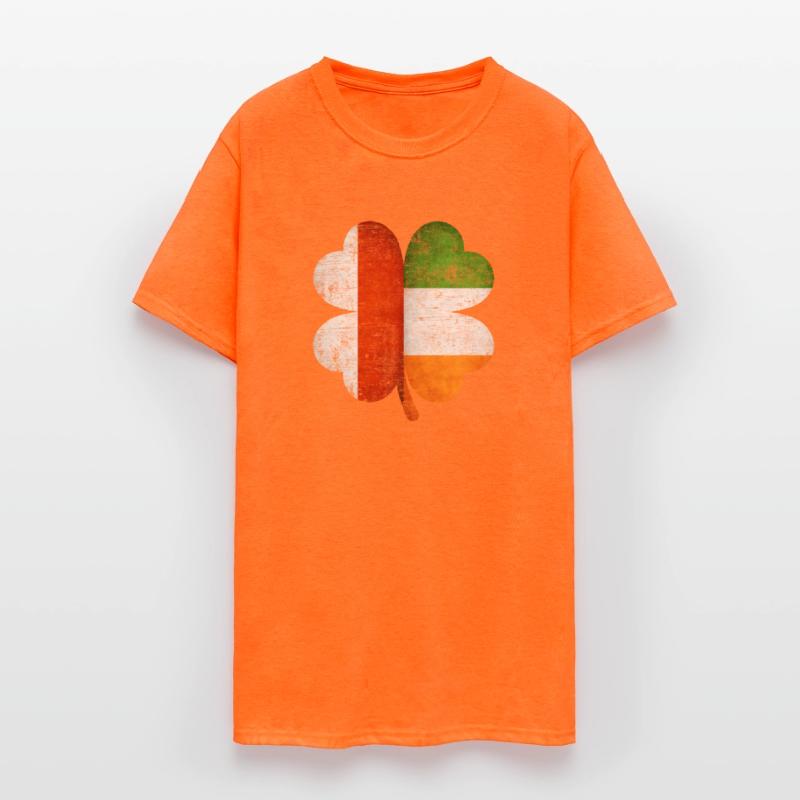 Indonesian Irish Shamrock Indonesia Ireland Flag