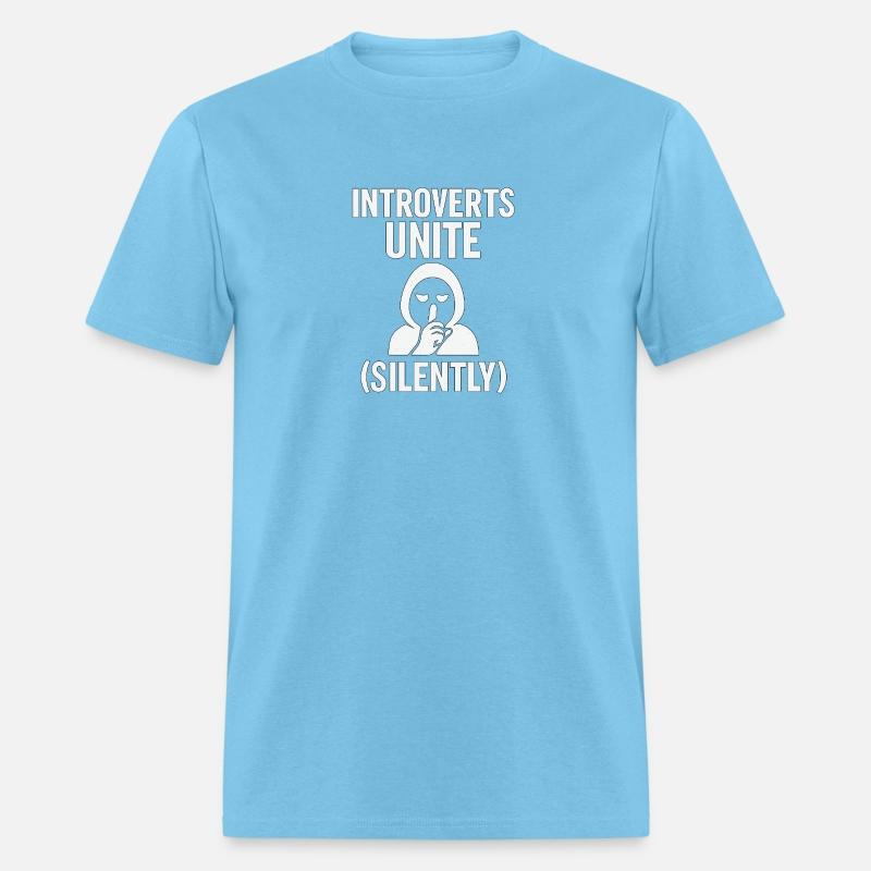 Introverts Unite Silently Funny Gift Shy People