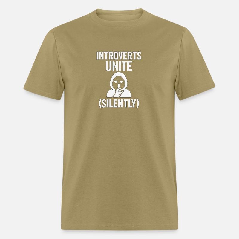 Introverts Unite Silently Funny Gift Shy People