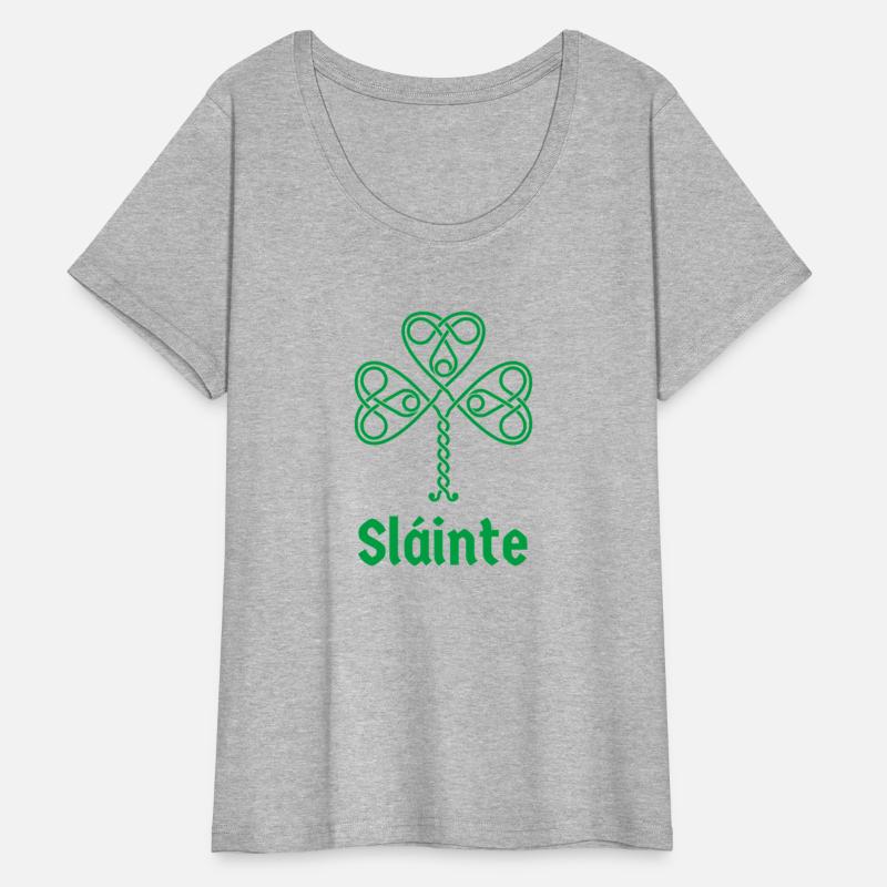 Ireland Slainte Irish Green Shamrock Celtic Knot G