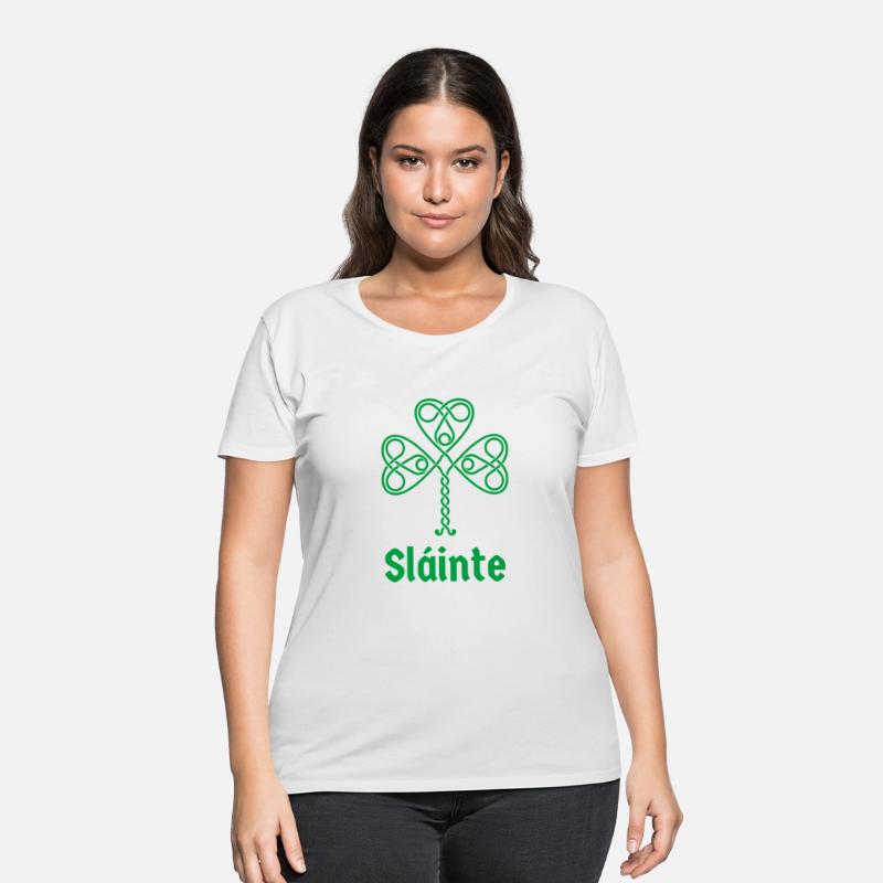 Ireland Slainte Irish Green Shamrock Celtic Knot G