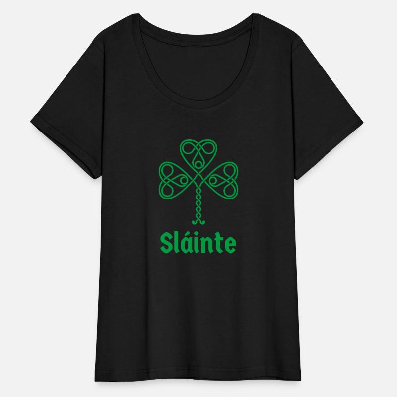 Ireland Slainte Irish Green Shamrock Celtic Knot G