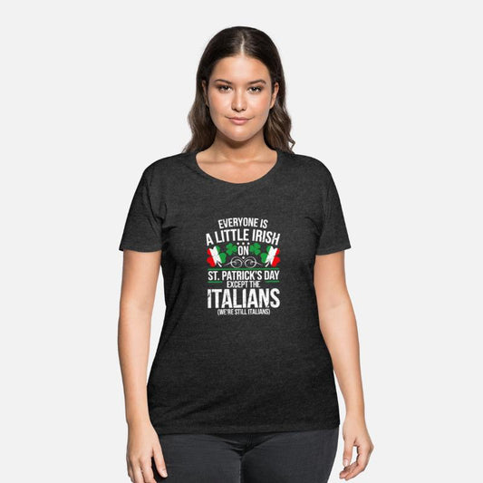 Italian St Patrick Day Funny Irish Shamrock
