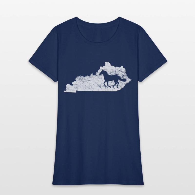 Kentucky Map Horse Kentucky