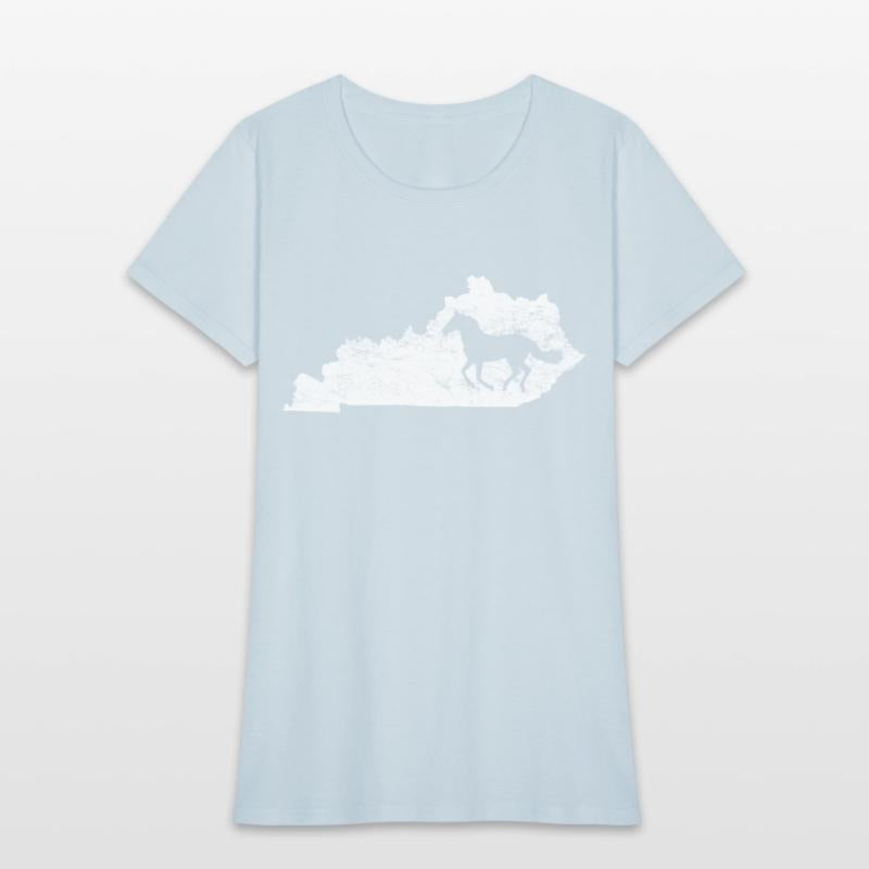 Kentucky Map Horse Kentucky