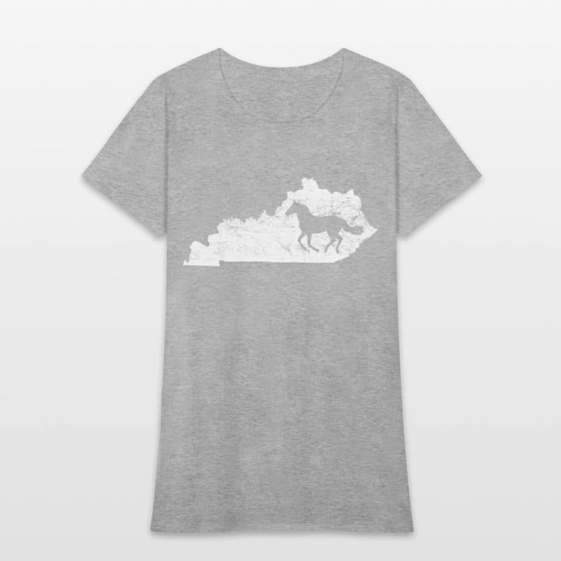 Kentucky Map Horse Kentucky