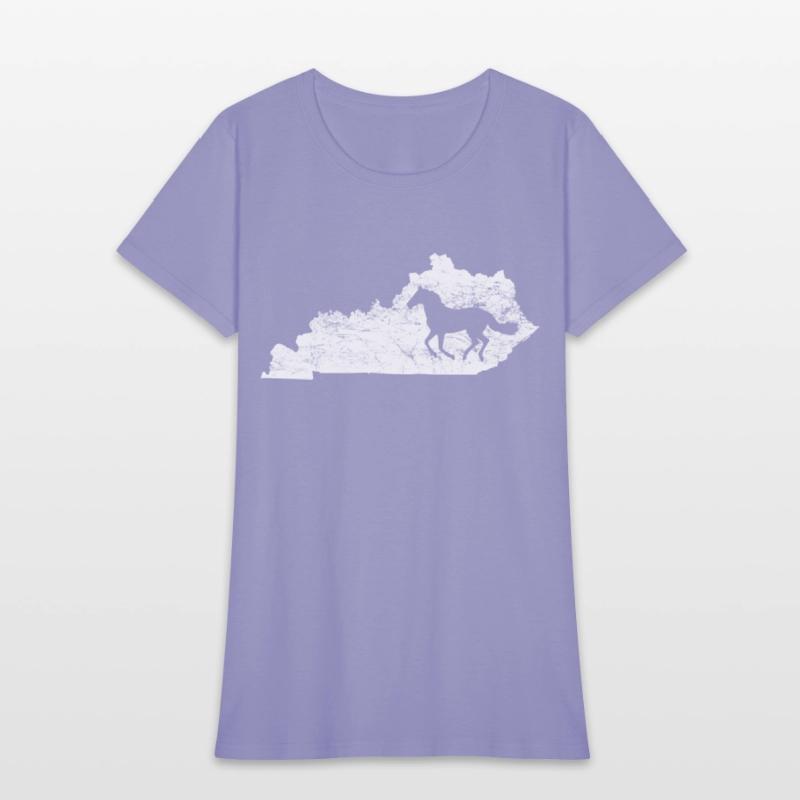 Kentucky Map Horse Kentucky