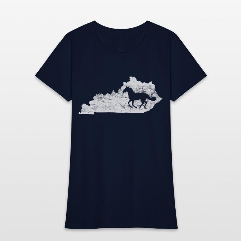 Kentucky Map Horse Kentucky