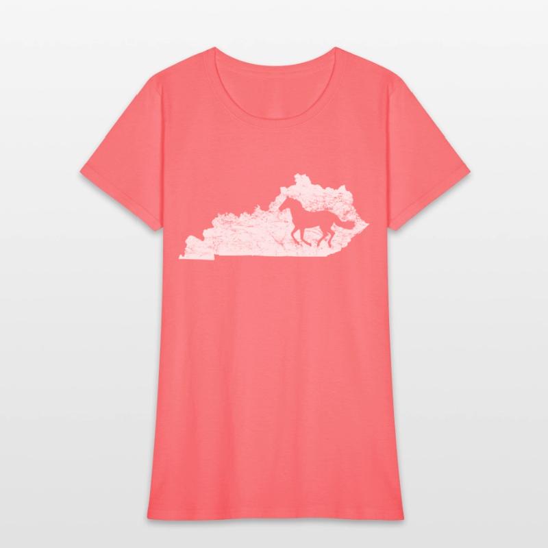 Kentucky Map Horse Kentucky