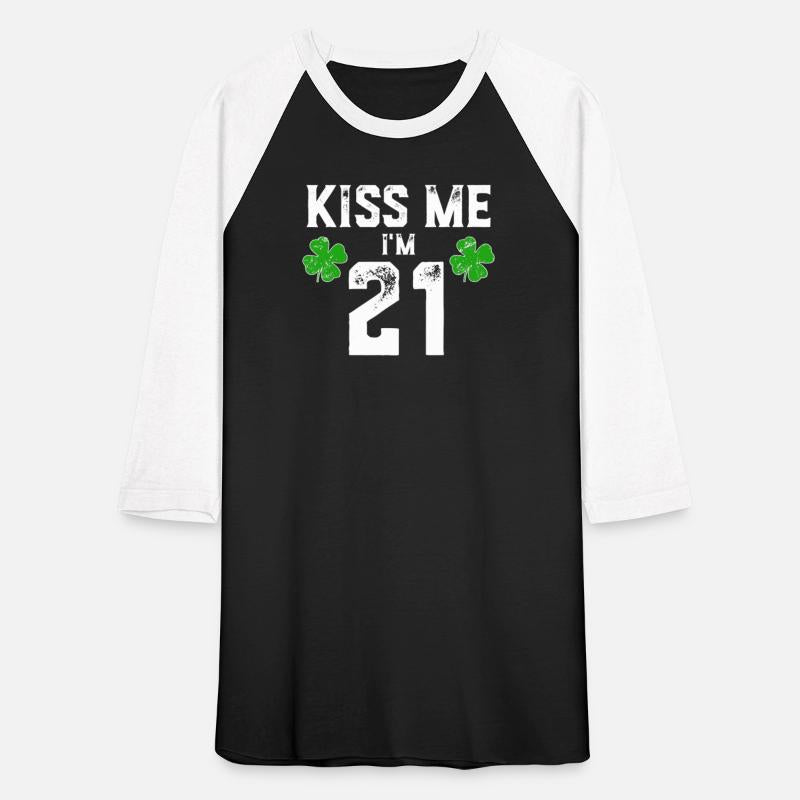 Kiss Me I'm 21 Shirt St Pattys Day Birthday Gift
