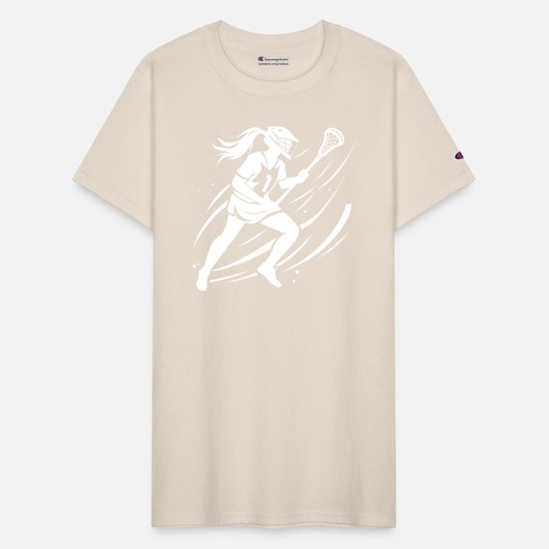 Lacrosse Girl Drawing