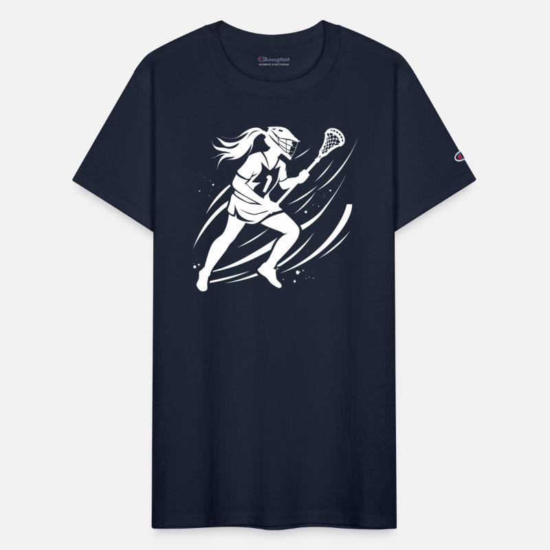 Lacrosse Girl Drawing