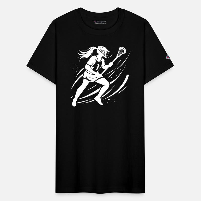 Lacrosse Girl Drawing