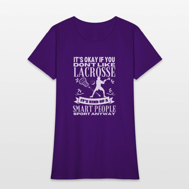 Lacrosse Is For Smart People Funny Lacrosse