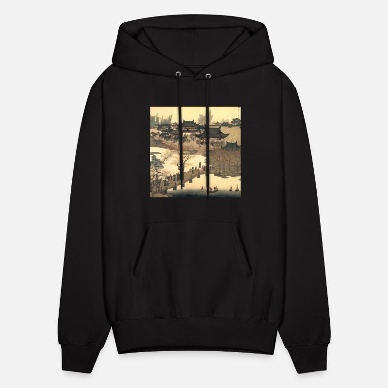 large Chinese painting River