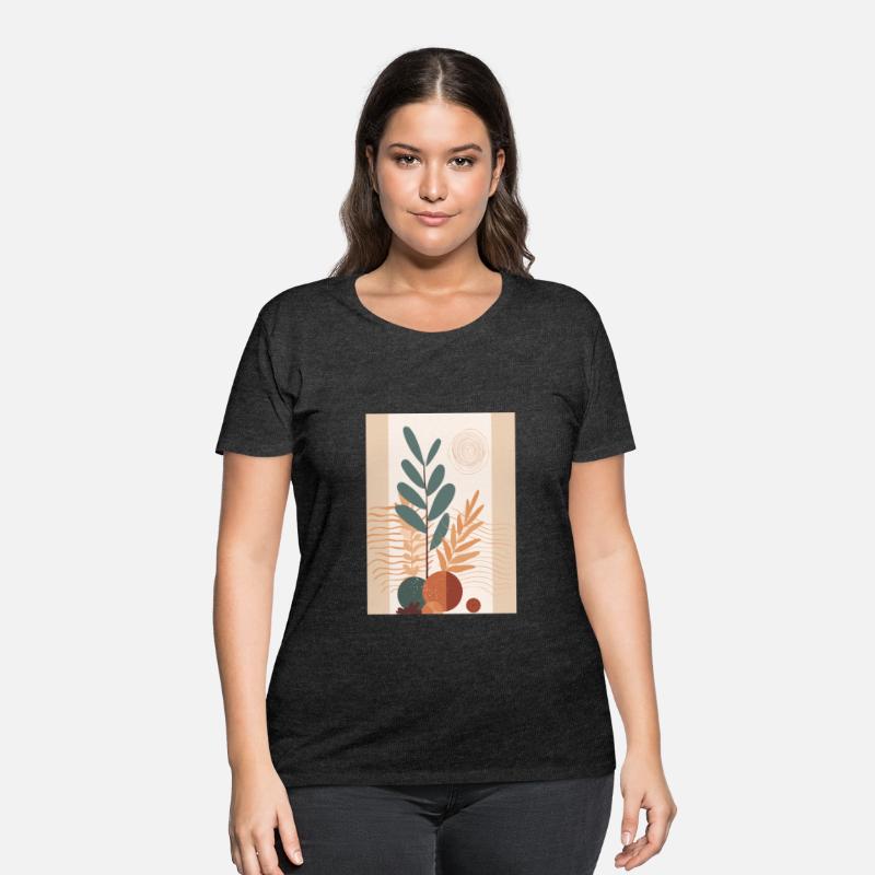 Leafy Elegance Mid Century Leaf Illustration