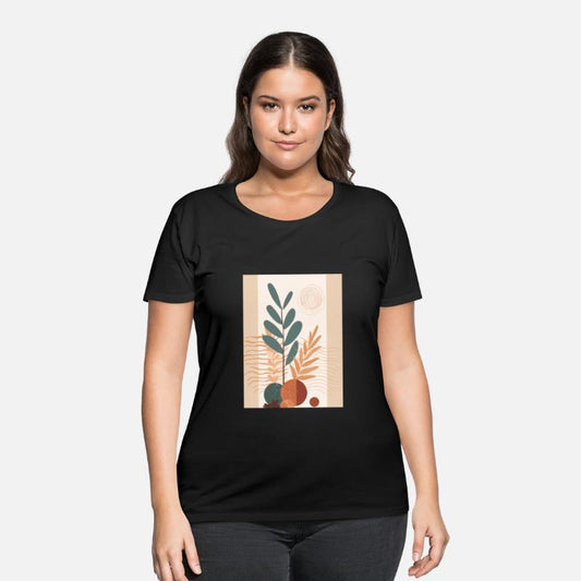 Leafy Elegance Mid Century Leaf Illustration