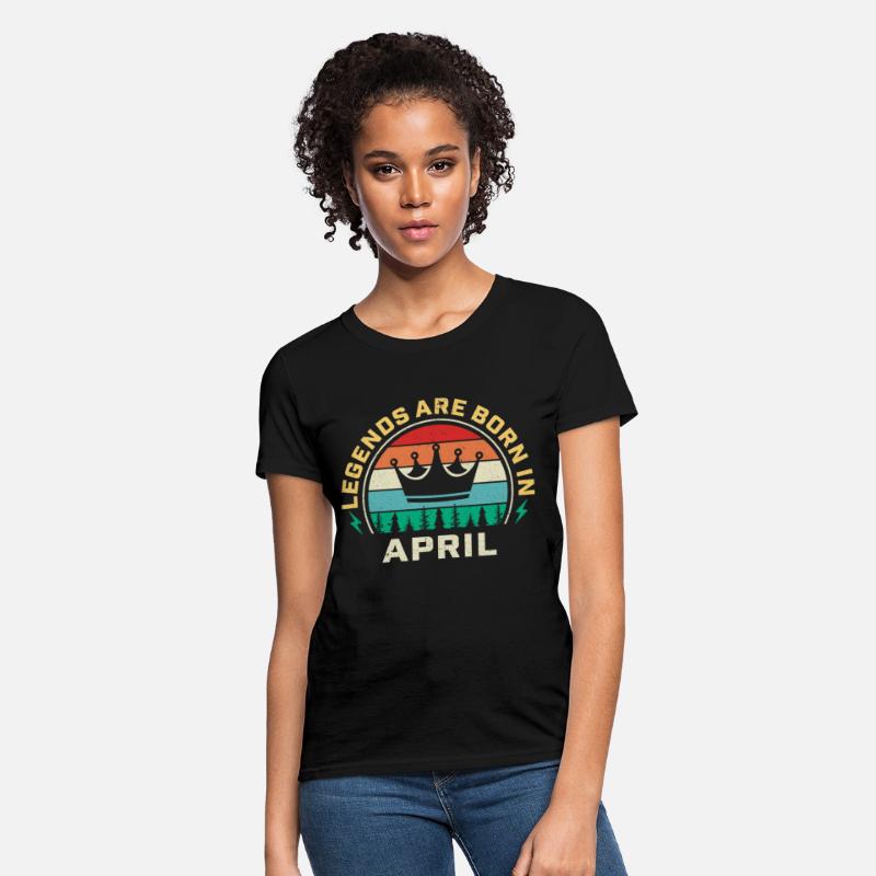 Legends are born in April shirt
