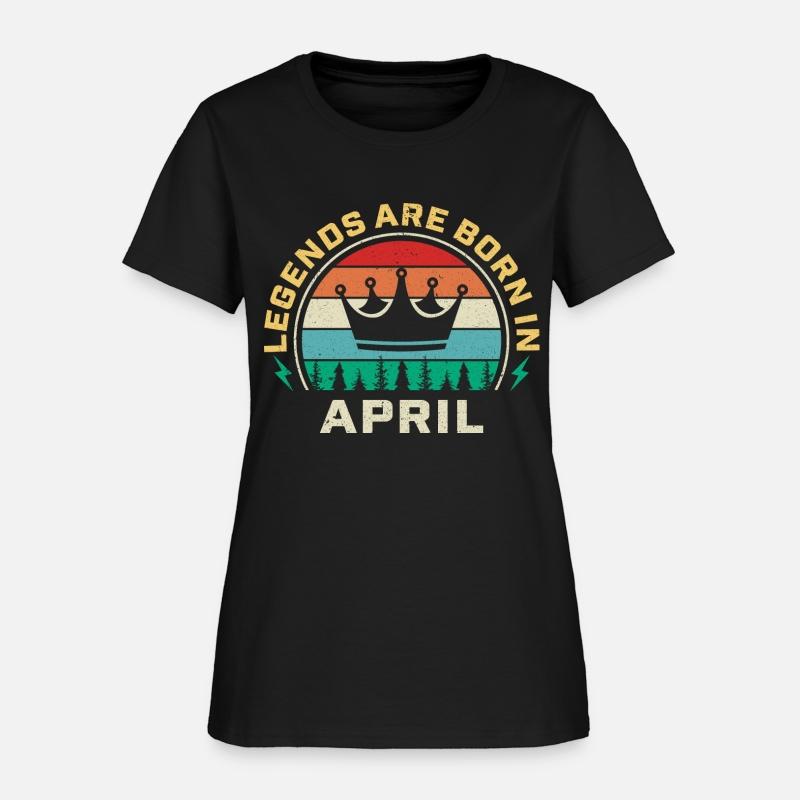Legends are born in April shirt