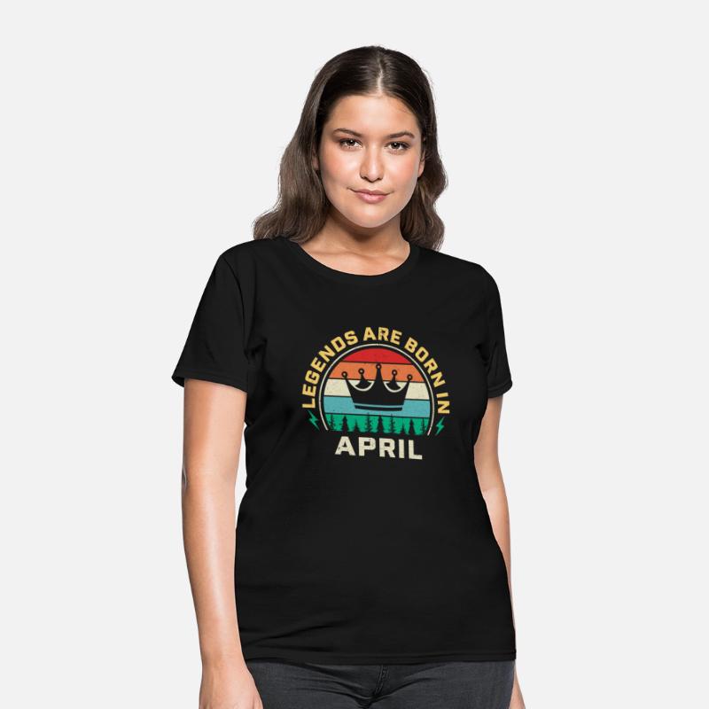 Legends are born in April shirt