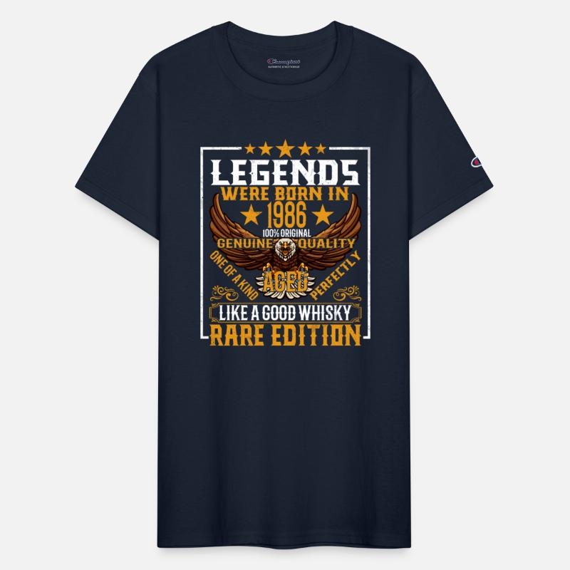 Legends were born in 1986 aged like a good whisky