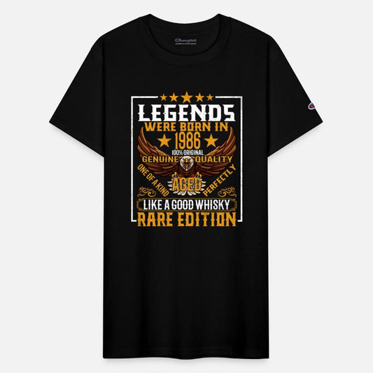 Legends were born in 1986 aged like a good whisky