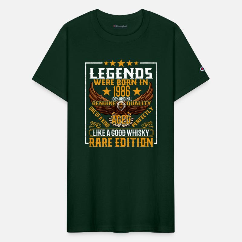 Legends were born in 1986 aged like a good whisky