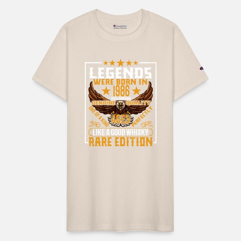 Legends were born in 1986 aged like a good whisky