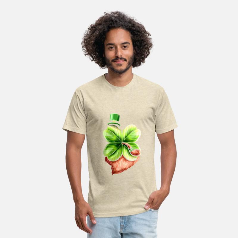 Leprechaun Shamrock With Pipe, Hat And Beard St