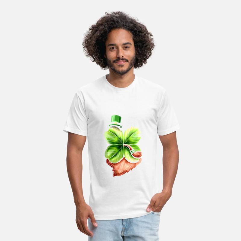 Leprechaun Shamrock With Pipe, Hat And Beard St