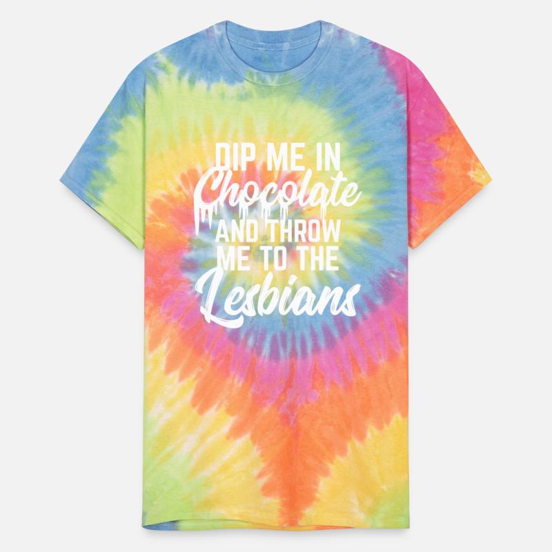 LGBT Gay Pride Lesbian Dip me in chocolate white