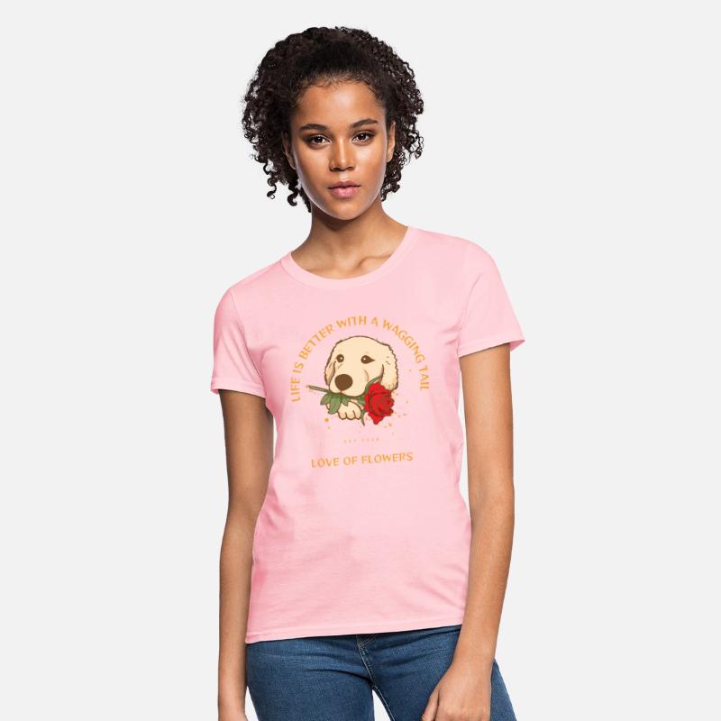 Life is better with a wagging tail dog lovers tee