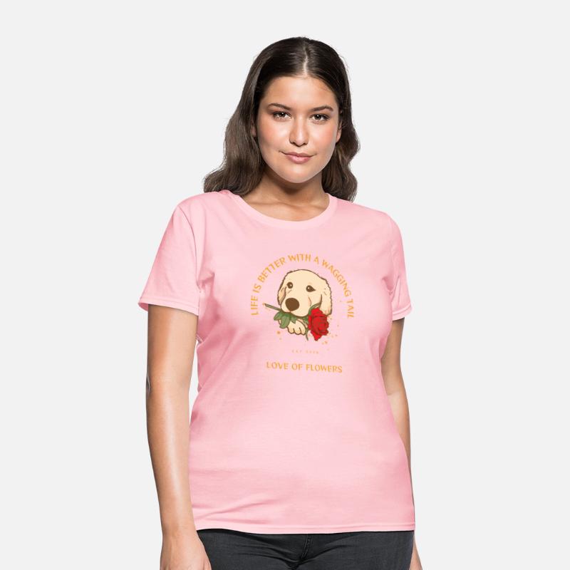 Life is better with a wagging tail dog lovers tee