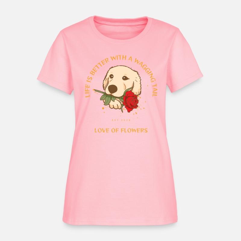 Life is better with a wagging tail dog lovers tee